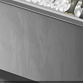 Stainless Steel Refrigerator Freezer with Frozen Items Storage in Its Interior
