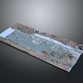 Modern Material Sample For Floors And Walls With Gray Brown White Textures Concrete Stone Tile