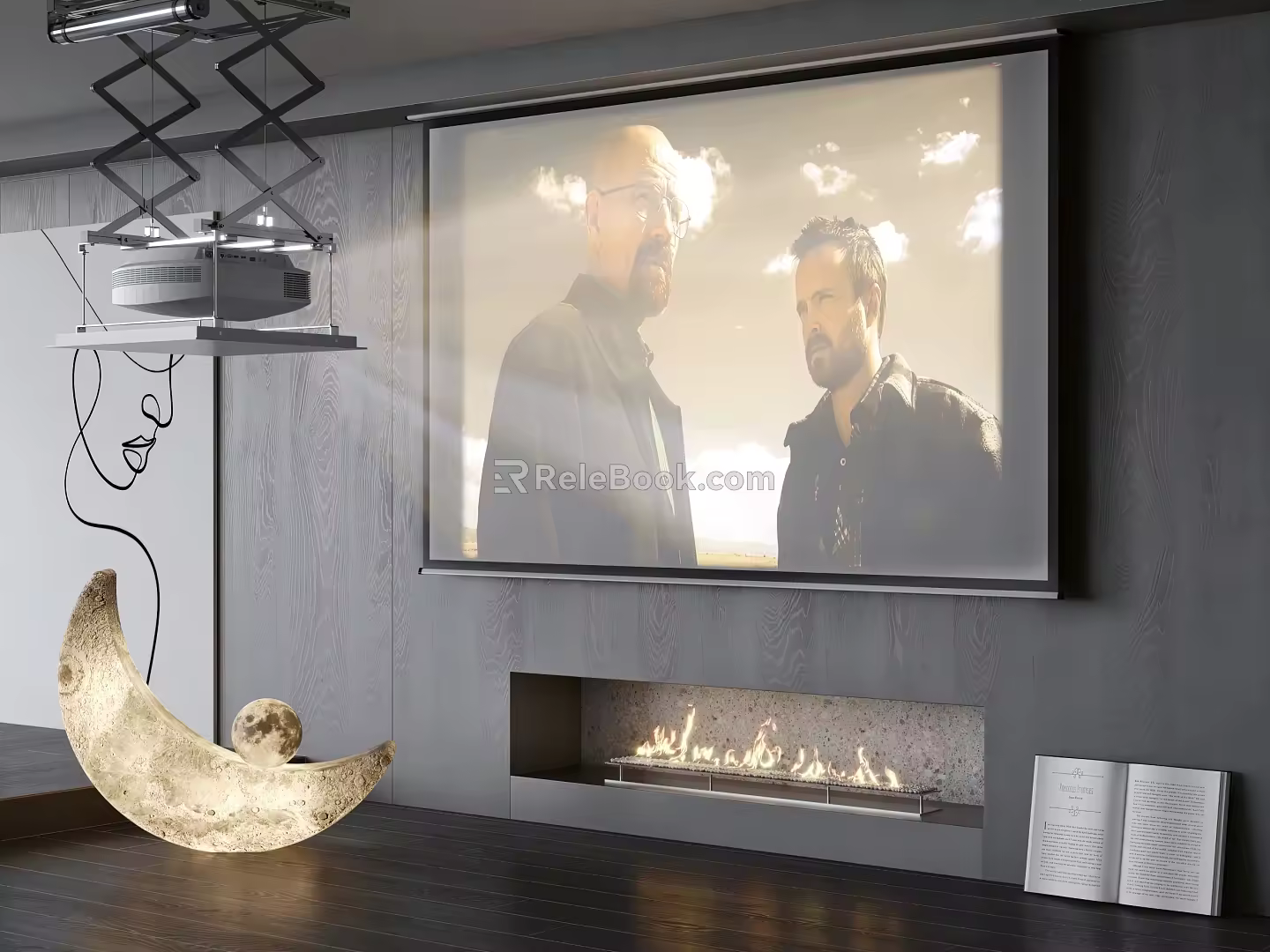 Modern Projector 3d model