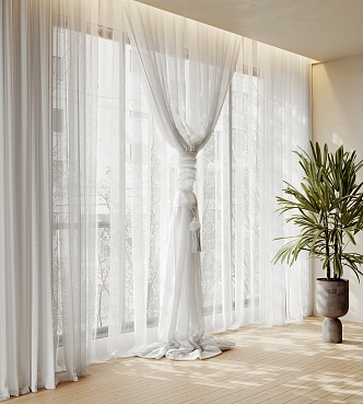 Curtains 3d model