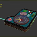Modern joystick lamp steam punk joystick 3d model