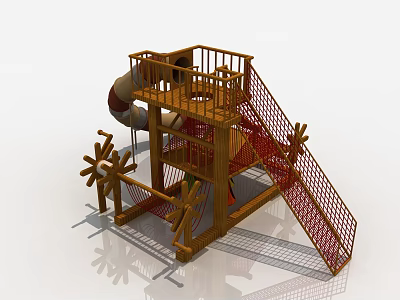 Modern Amusement Equipment Textile Machine Toy 3d model