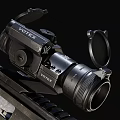 Advanced Tactical Firearms With Optical Scope And Extended Barrel Design