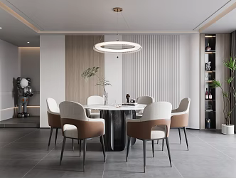 Modern Restaurant 3d model