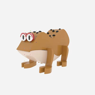 Modern Decorations Toad 3d model