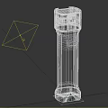 Black Tactical Weapon Magazine Designed for Firearms with Durable Build and Compact Size