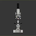 High Quality Laboratory Microscope With Adjustable Magnification For Scientific Research 3d model