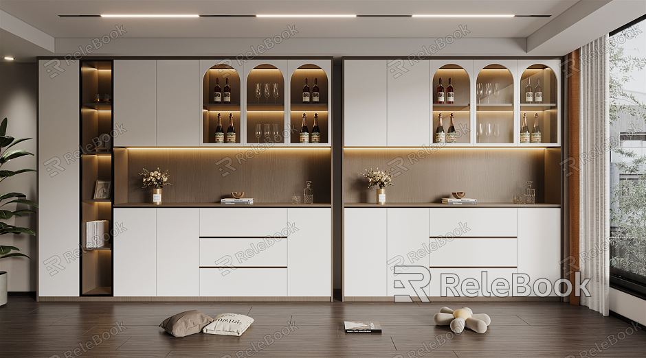 Modern Wine Cabinet model