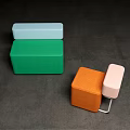 Modern Cube Shaped Single Sofa With Modular Design In Multiple Colors