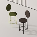 Modern Bar Chair 3d model