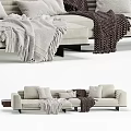 Modern Combination Sofa 3d model