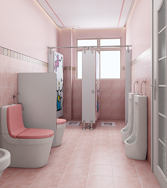 Modern toilet 3d model