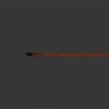 Square Pad With Red Edge And Textured Surface On Dark Background