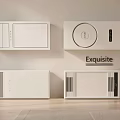 Exquisite White Wall Mounted Devices With Modern Design And Sleek Finish
