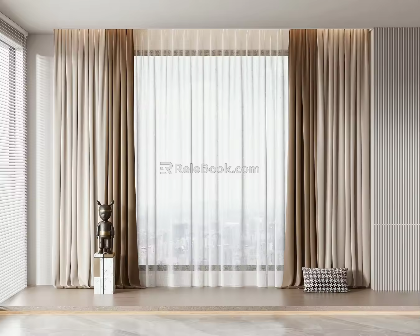 Curtains 3d model