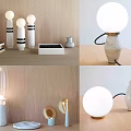 Modern table lamp 3d model