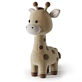 Cute Plush Animal Stuffed Toys Featuring Giraffe Zebra Elephant And Lion