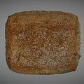Freshly Baked Artisan Whole Grain Bread With Sesame Seeds And Crusty Texture