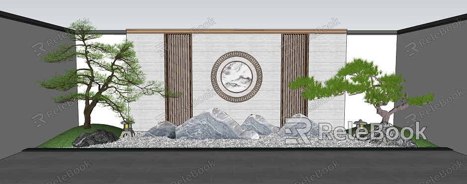 Landscape Wall Enclosure model