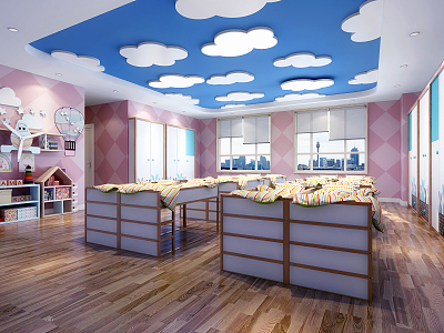 Modern Kindergarten Children's Kindergarten Nursery Room model