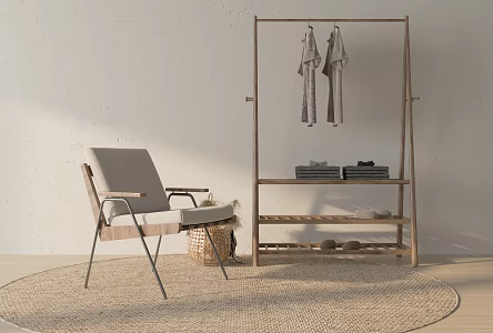 Modern hanger single chair 3d model