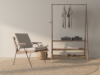 Modern hanger single chair 3d model