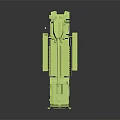 Green Military Vehicle With Cannon Mounted On Heavy Duty Truck Chassis And Multiple Wheels