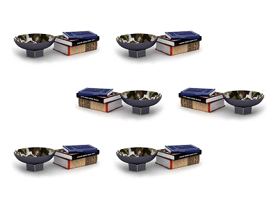 The Modern Book 3d model The Modern Book 3d model