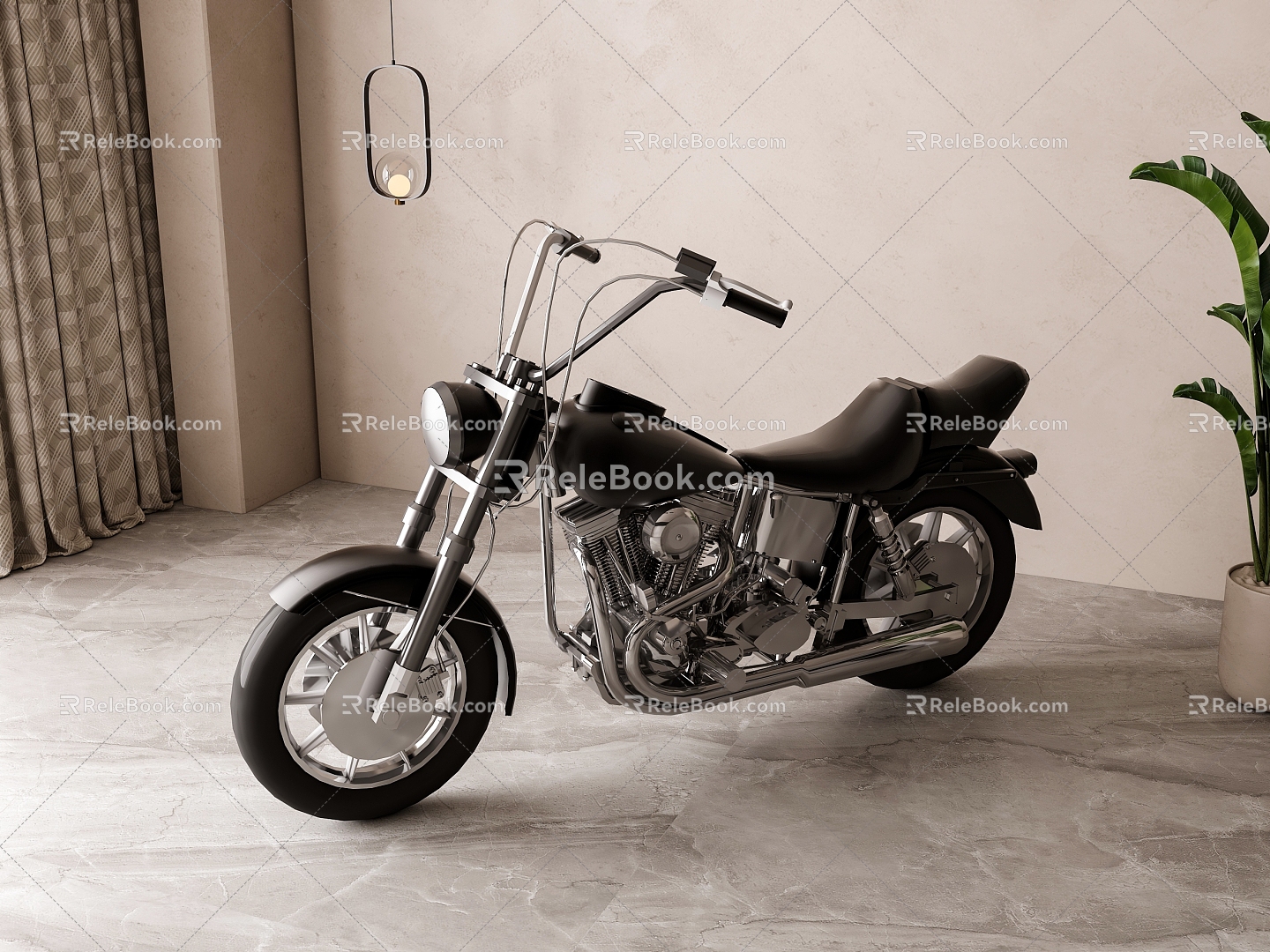 American Motorcycle 3d model