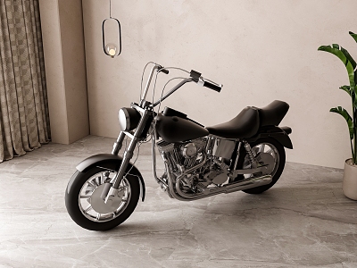 American Motorcycle 3d model