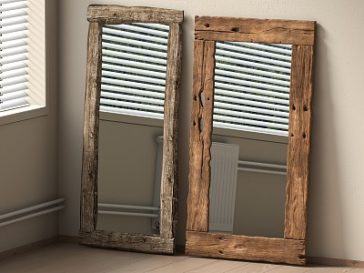 Decorative mirror 3d model