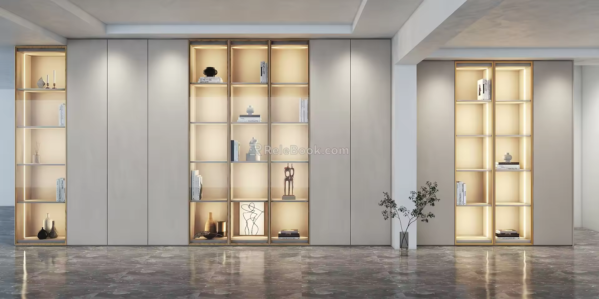 Display cabinet 3d model