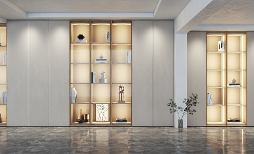 Display cabinet 3d model