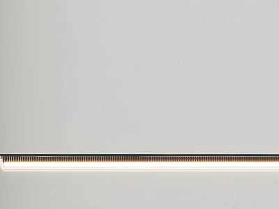 Modern Linear Pendant Light With Metallic Finish For Dining Room Decor 3d model