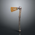 Tomahawk Axe Wooden Axe Handle Axe Mountain Axe Chopping Wood Axe Chopping Wood Axe Magic Axe 3d model