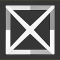 Modern Metallic Geometric Wall Decor Star Shaped 3D Sculptural Design With Reflective Surface