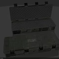 Military Style Hard Storage Cases Open And Closed With Canvas Texture And Project Phalanx Label