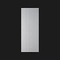 White Vertical Striped Wooden Wall Paneling For Modern Interior Wall Decor