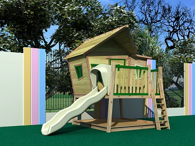 Modern Amusement Equipment 3d model