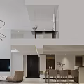 Modern Duplex Living Room With Split Level Design And Elegant Decor