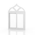 Modern windows and doors casement window 3d model