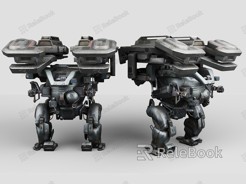 Sci-fi Robot Mecturer Century Sci-fi Style Cyberpunk Style Robot War Machine Battle Robot model