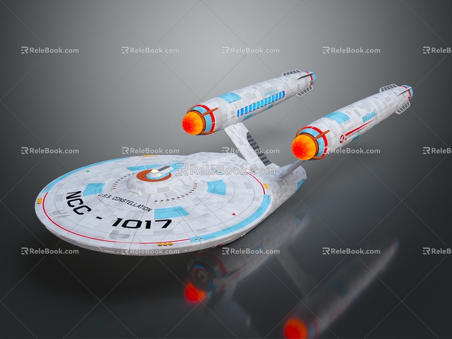 Modern Spaceship Spacecraft Spacecraft 3d model