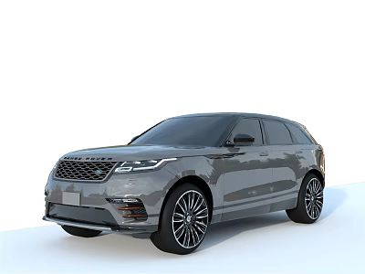 Gray Modern SUV Featuring Sleek Exterior Design Alloy Wheels And Bold Front Grille 3d model
