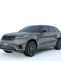 Gray Modern SUV Featuring Sleek Exterior Design Alloy Wheels And Bold Front Grille