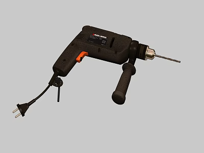 impact drill pistol drill 3d model