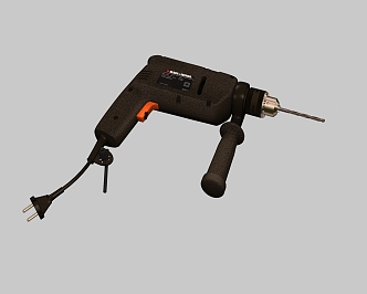 impact drill pistol drill 3d model