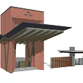 Modern Gate 3d model