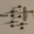 Poliform Premium Door Handles Collection Featuring Knobs Locks and Keys for Modern Homes