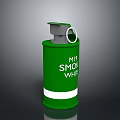 Green M18 Smoke Whistle Grenade With White Stripe And Tactical Design